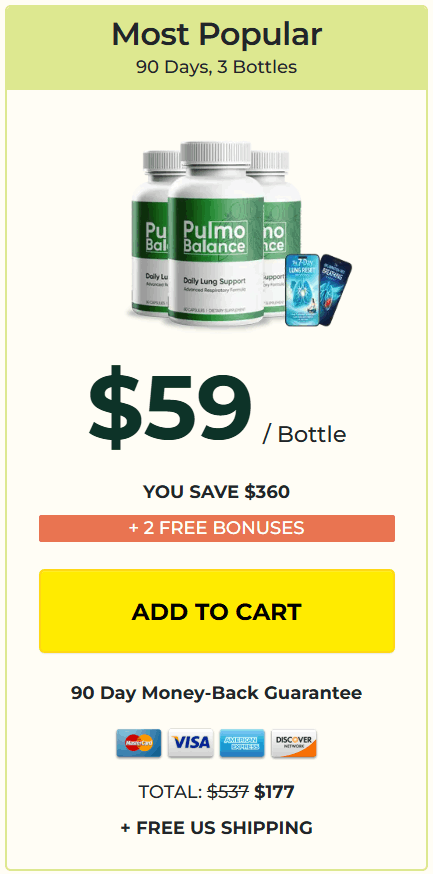 Pulmo Balance 3 bottle